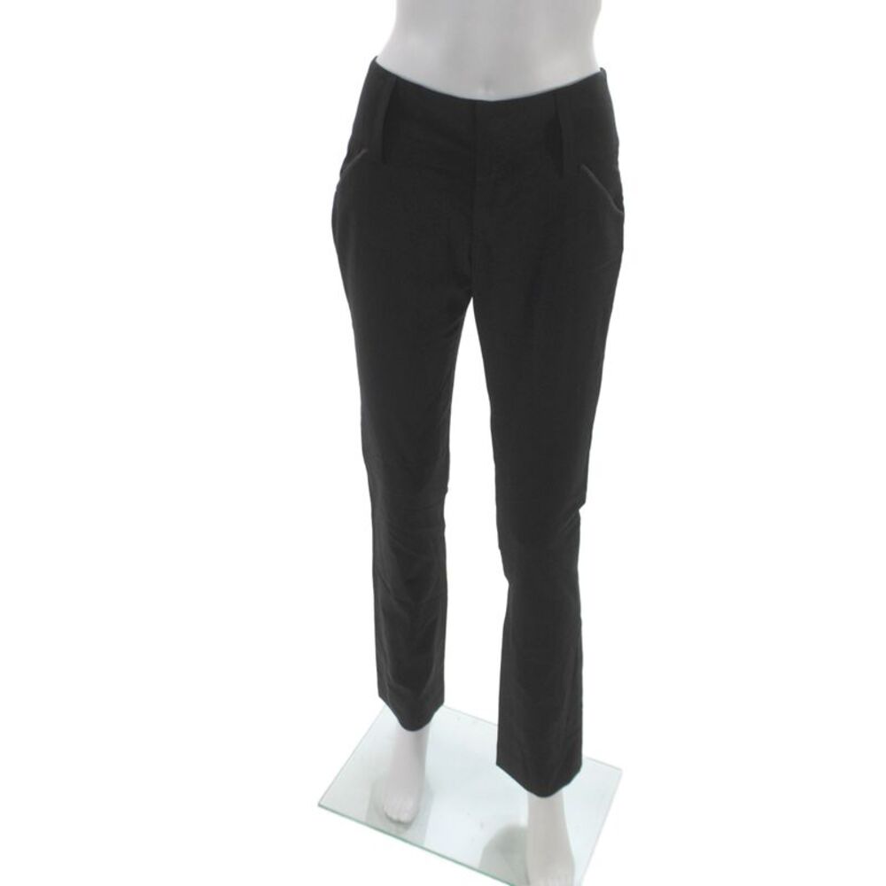 Alice + Olivia Women Black Dress Pants Zip Closure Classic Solid Size 4